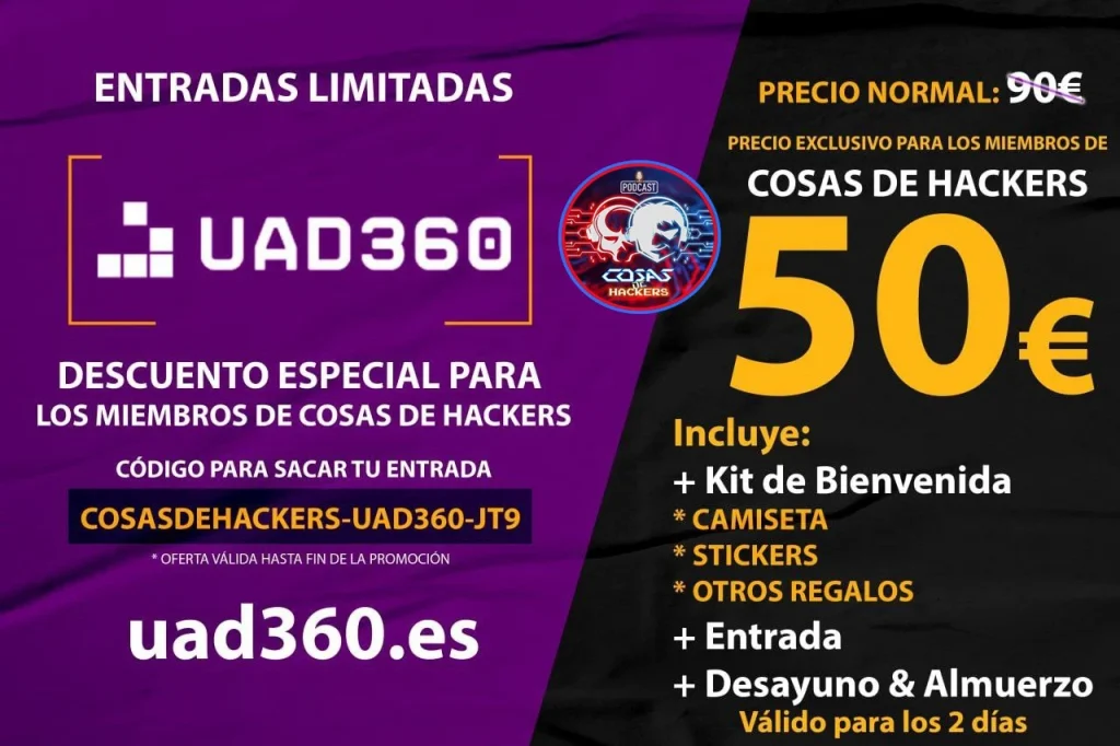 Descuento de Cosas de Hackers para la UAD360